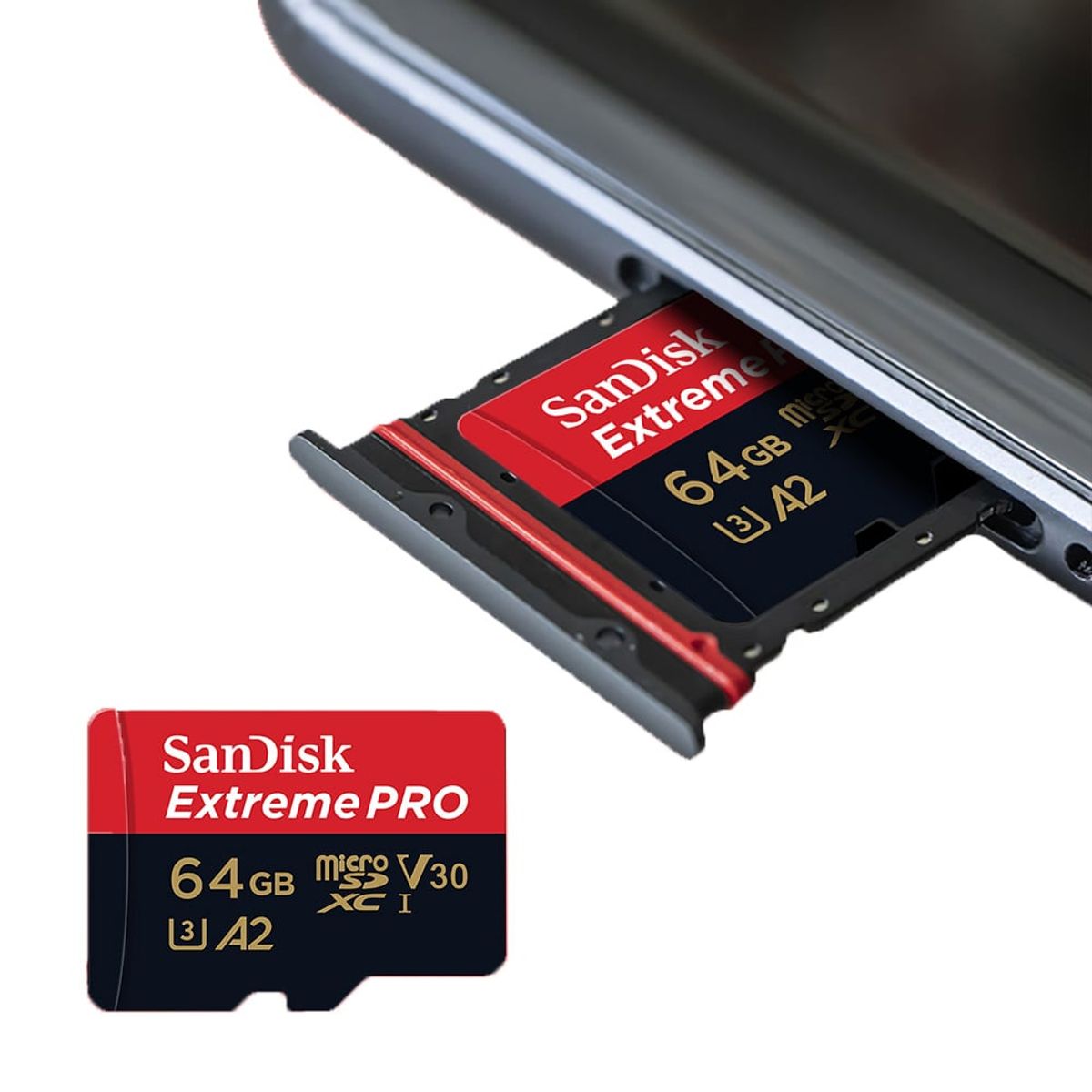 SANDISK - Tarjeta memoria microsd sandisk extreme pro 64 gb 200 Mb/s