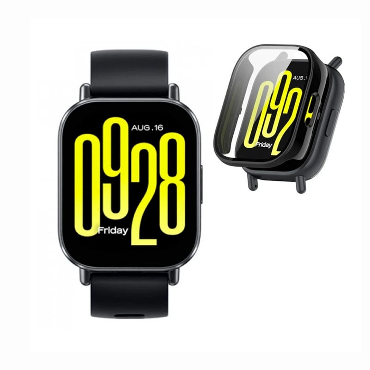 CASE - Case Bumper Para Xiaomi Watch 5 Lite - Negro