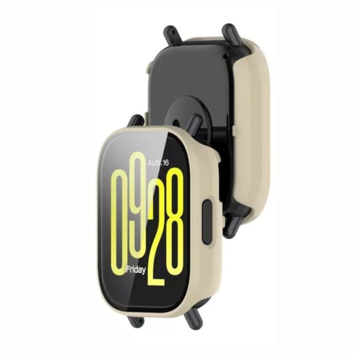 CASE - Case Bumper Para Xiaomi Watch 5 Active - Beige