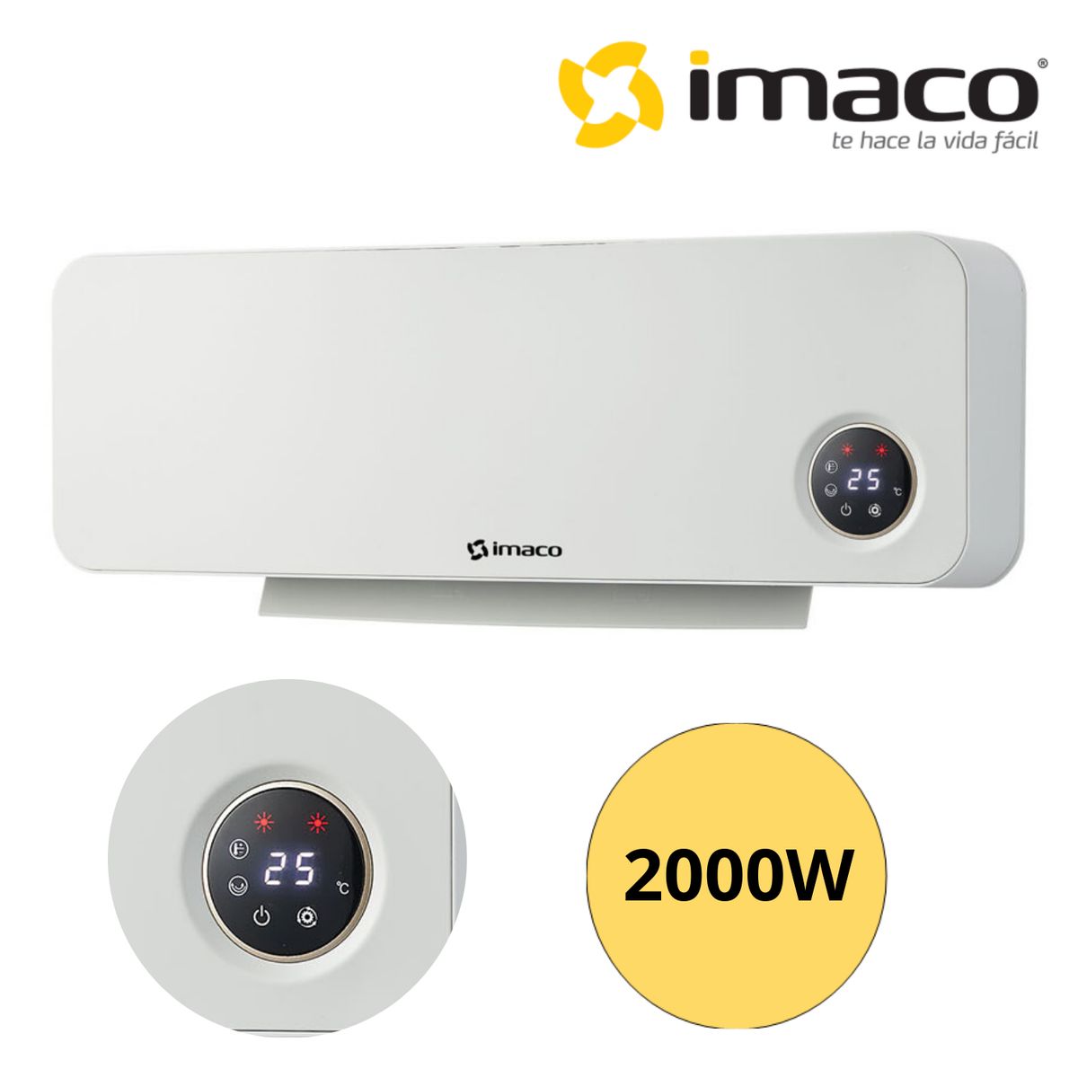 IMACO - Calentador de Pared 2000W Imaco WH2000