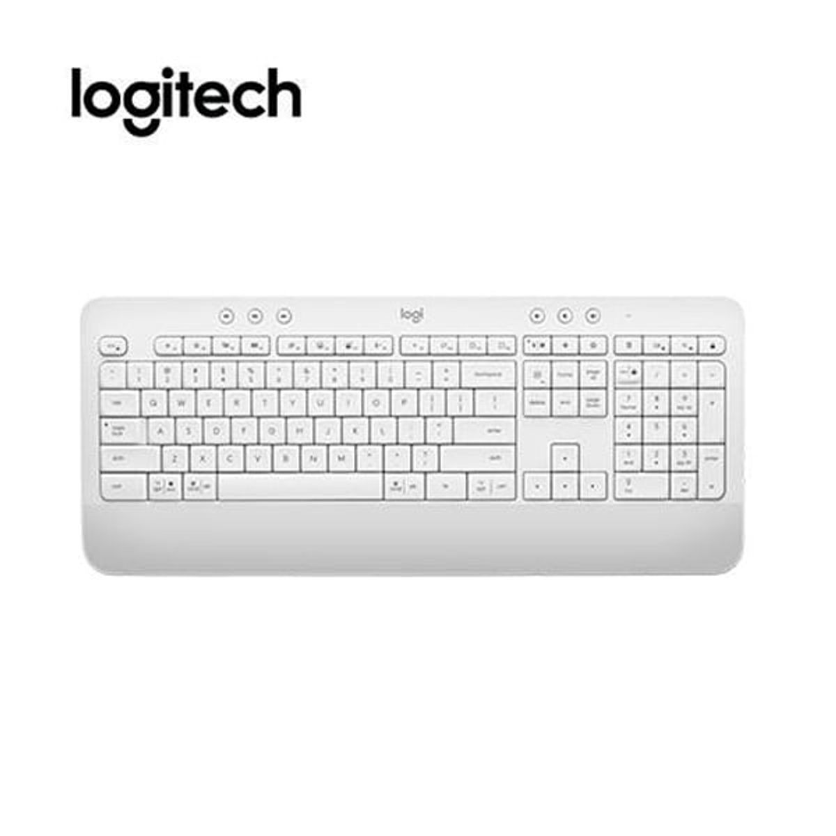 LOGITECH - Teclado Inalámbrico  Logitech Signature K650 Blanco  Bluetooth