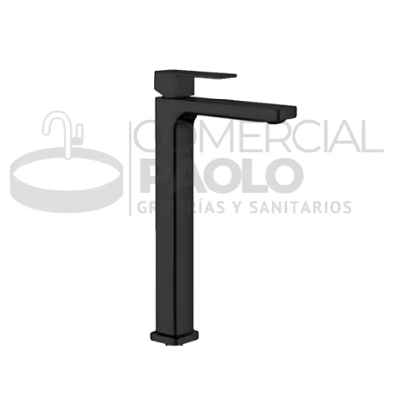 GENERICO - LLAVE DE LAVATORIO ALTO NEGRO 19547TB