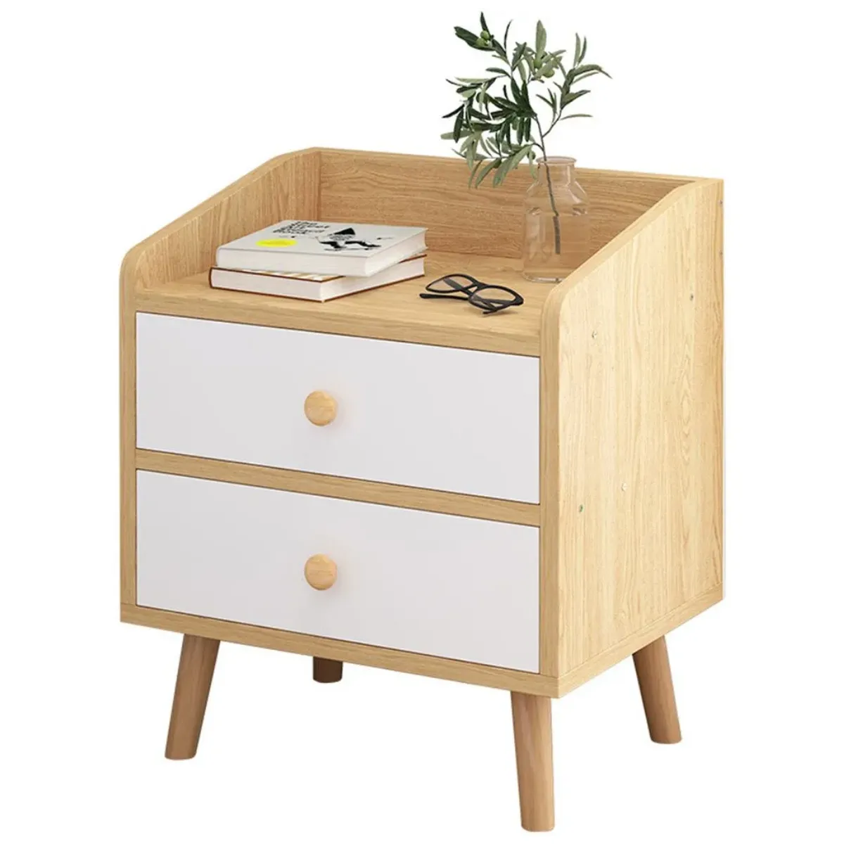 INSPIRA MARKET - Mesa Velador de Dormitorio Elegante