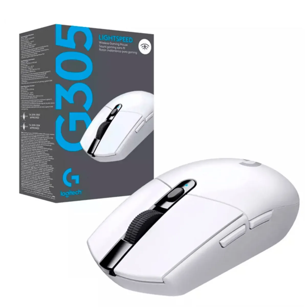LOGITECH - Mouse Gamer Inalámbrico Logitech G305 Lightspeed White Blanco