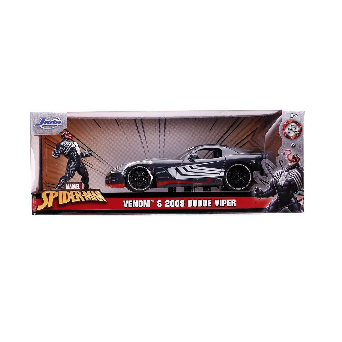 JADA TOYS - AUTO COLECCION DODGE VIPER + VENOM AUTO ESCALA 124