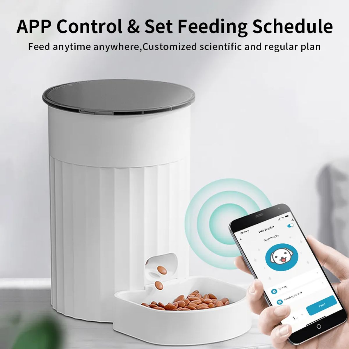 TECH CARE - Comedero Smart App de 3L – 01 plato