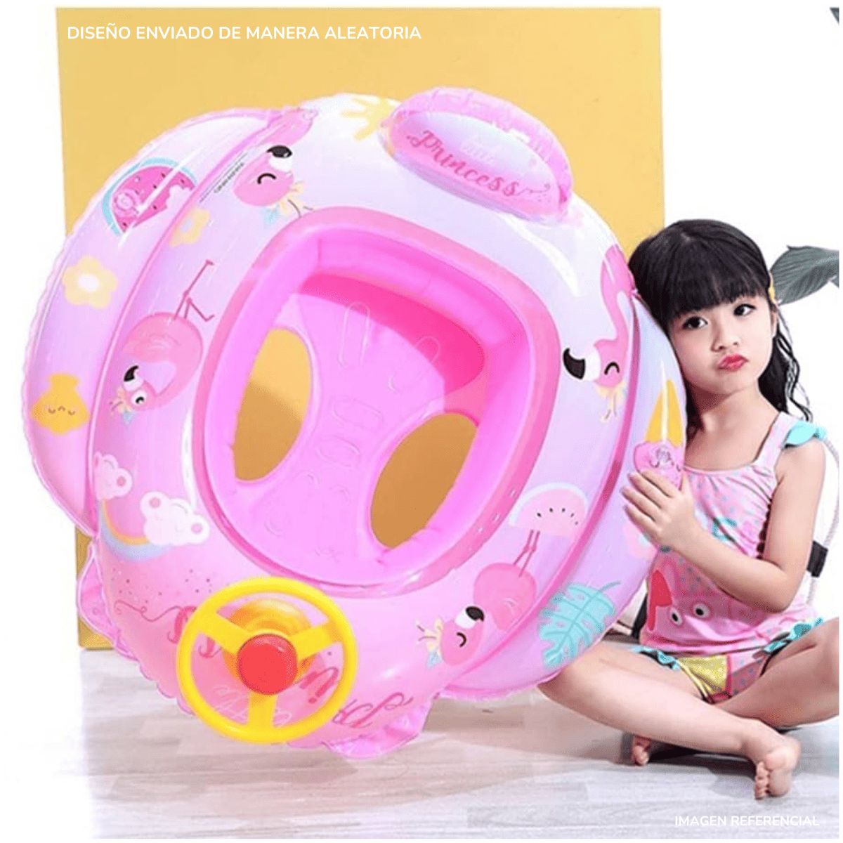 GENERICO - Flotadores de piscina para Niños - Rosado