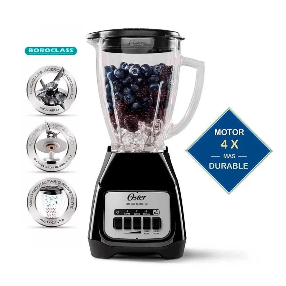OSTER - TriCombo Oster Licuadora BPB +Olla Arrocera CKSTRC1700B +Hervidor