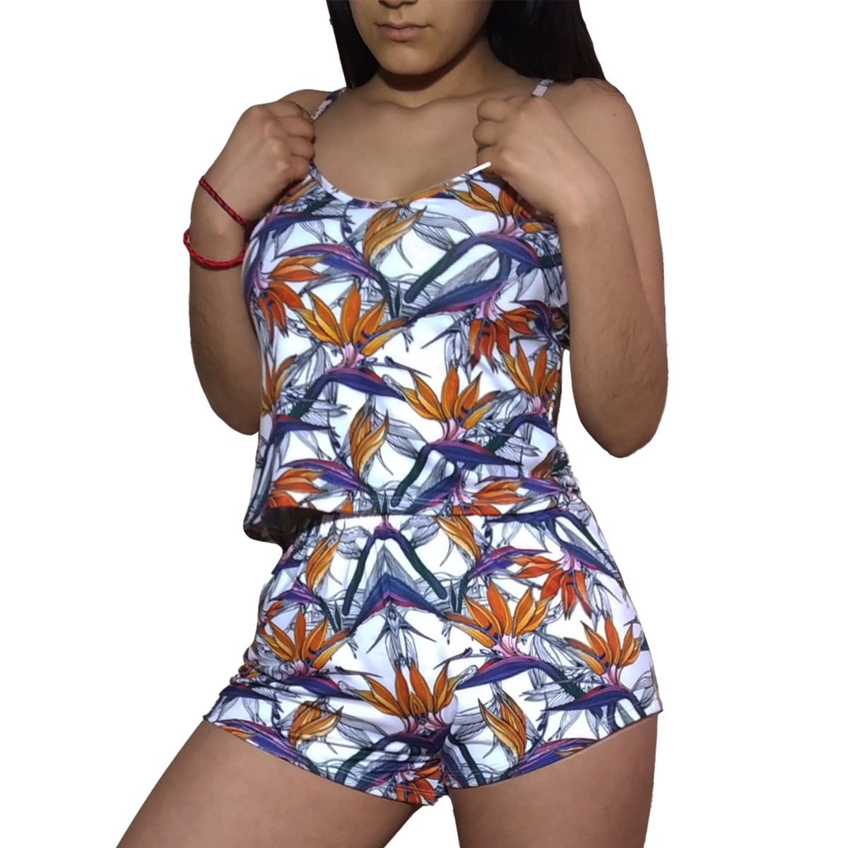 GENERICO - Pijama Conjunto Mujer BVD y Short Dos Piezas