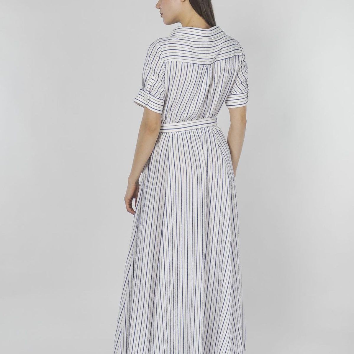 CALVIN KLEIN - VESTIDO GAUZE WOMEN CK