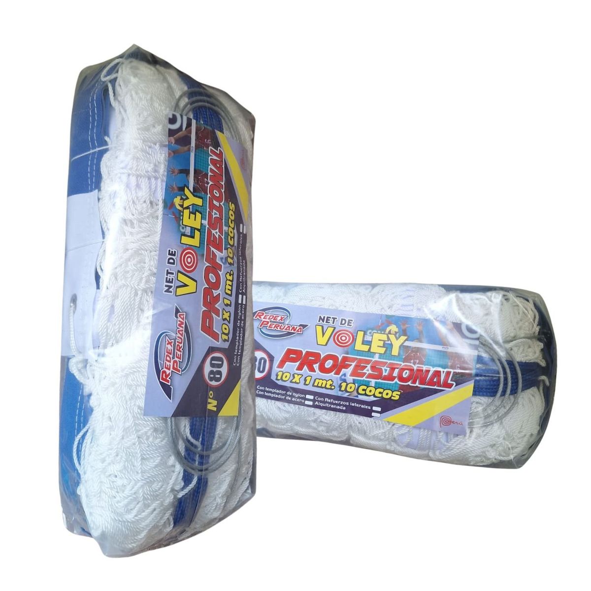 GENERICO - Ned de Voleibol, Profesional 10.00 mts x 10 Cocos - # 80