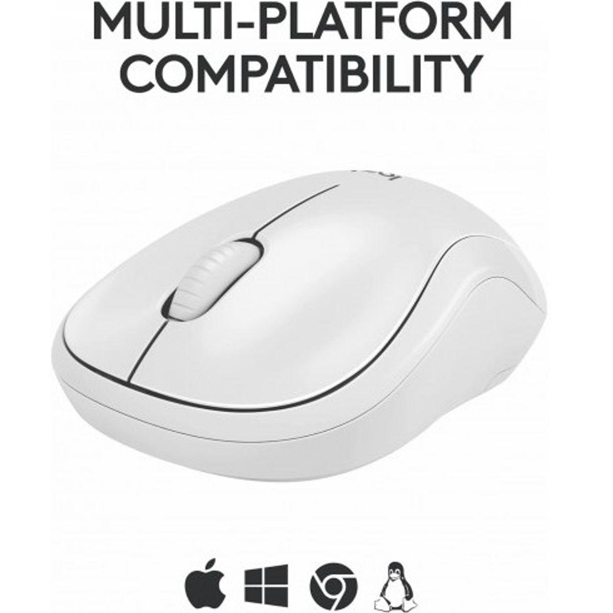LOGITECH - Mouse Logitech M240 Silent Bluetooth blanco