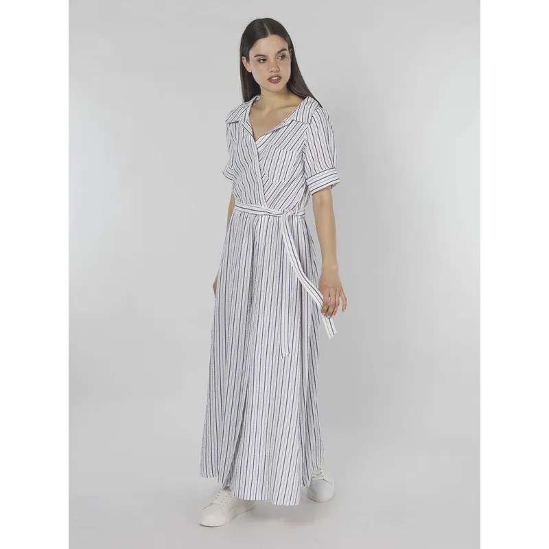 CALVIN KLEIN - VESTIDO GAUZE WOMEN CK