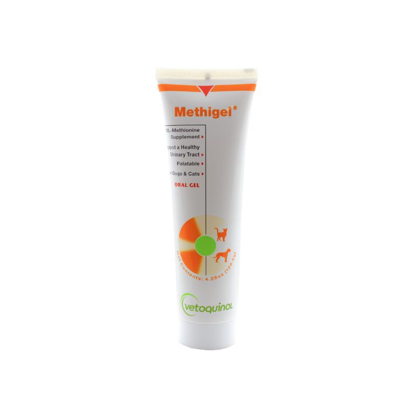 VETOQUINOL - Methigel 4.25 oz Acidificador Urinario para Perros y Gatos