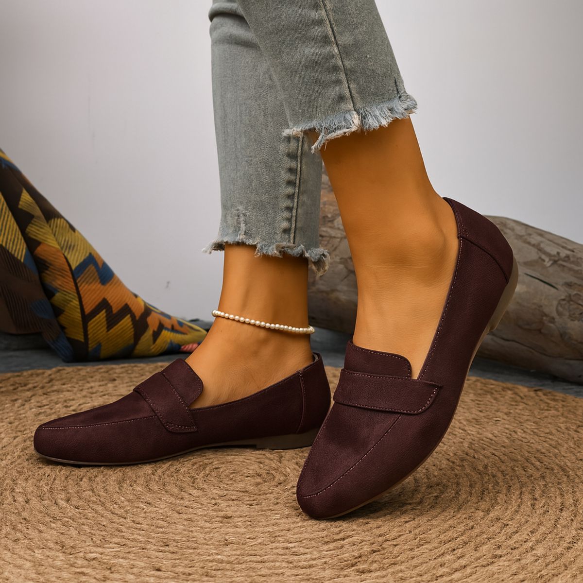 GENERICO - Balerinas Mujer Misshus Ada marrón