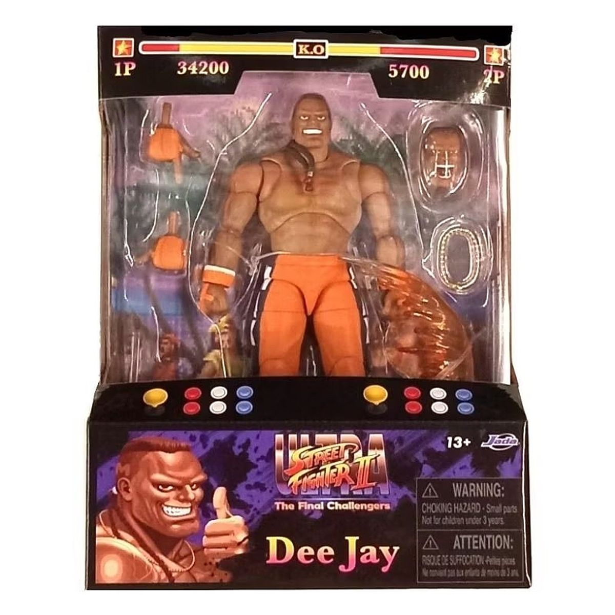 JADA TOYS - Street Fighter II The Final Challengers Dee Jay Jada Toys