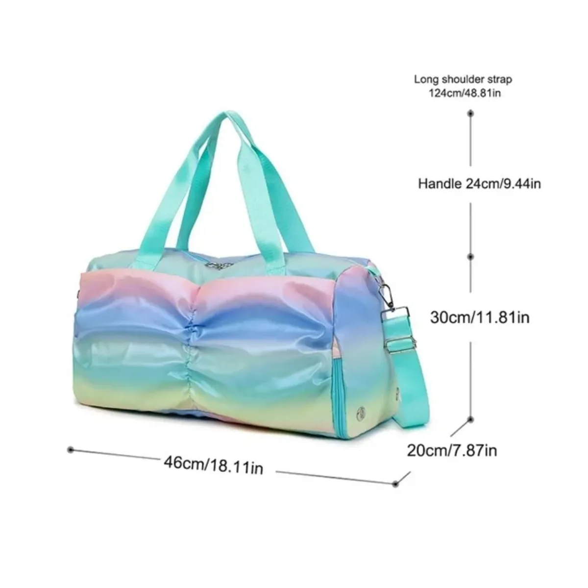 GENERICO - Maletín Mochila Deportiva Multicolor para Mujer