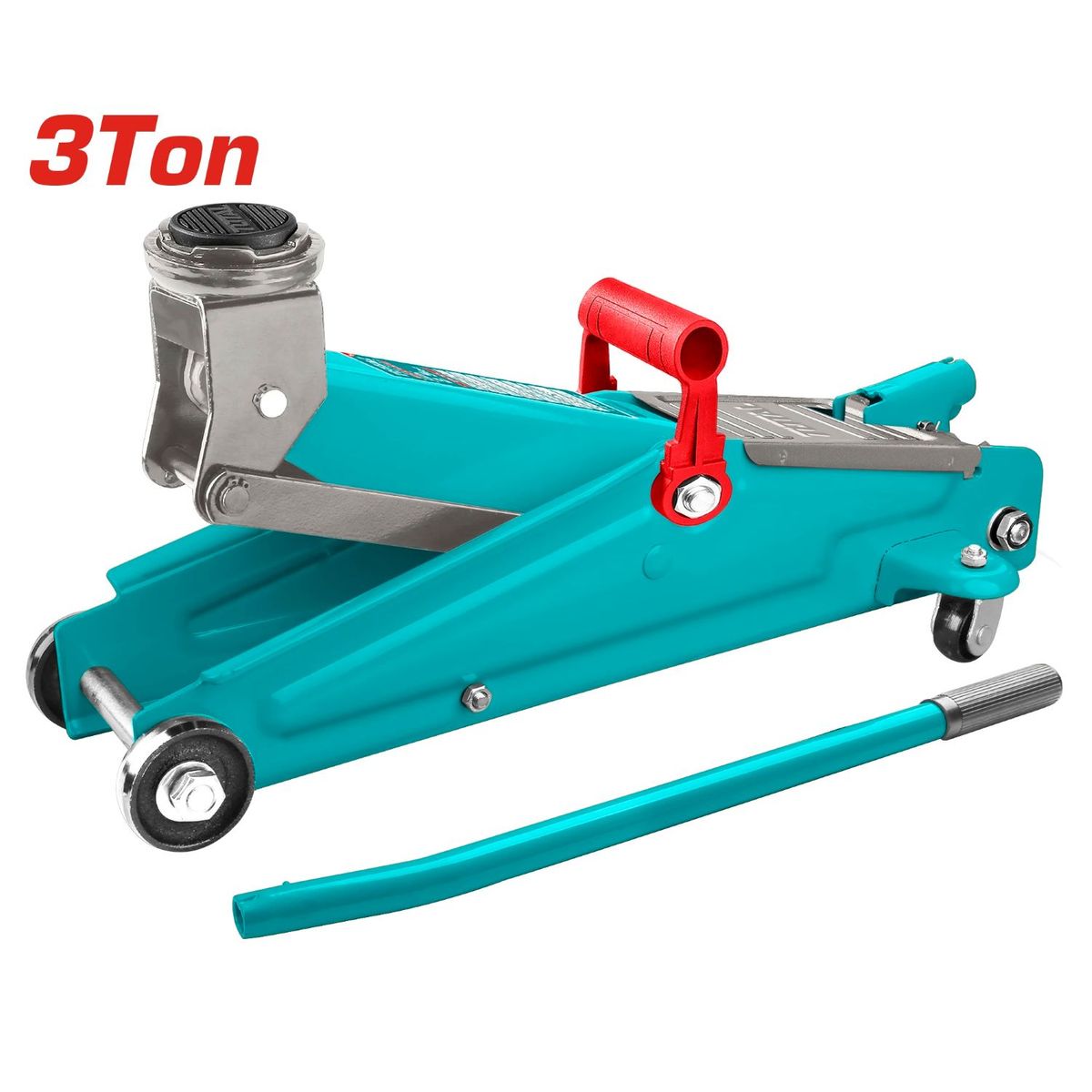 TOTAL TOOLS - GATA HIDRAÚLICA  3T-AUTOS TIPO CAIMAN DE PISO TOTAL - THT10832