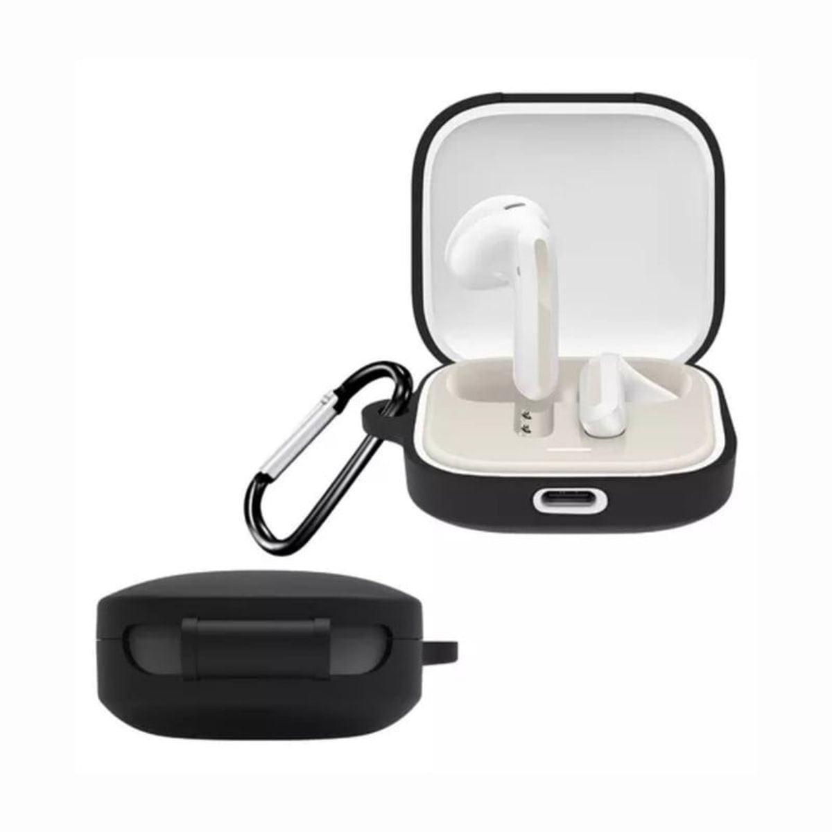 CASE - Funda de Silicona Para Xiaomi Buds 6S - Negro