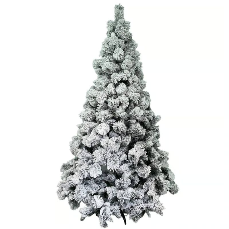 GENERICO - Árbol de navidad Pino NEVADO Americano - 3 cuerpos 210cm - NT-210