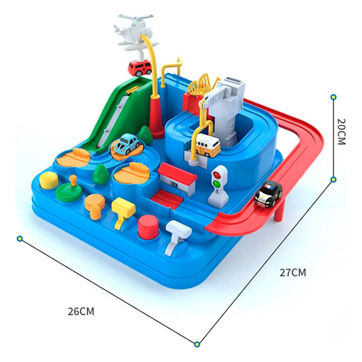 GENERICO - Pista de Carreras Juego de Aventuras No Usa Pilas
