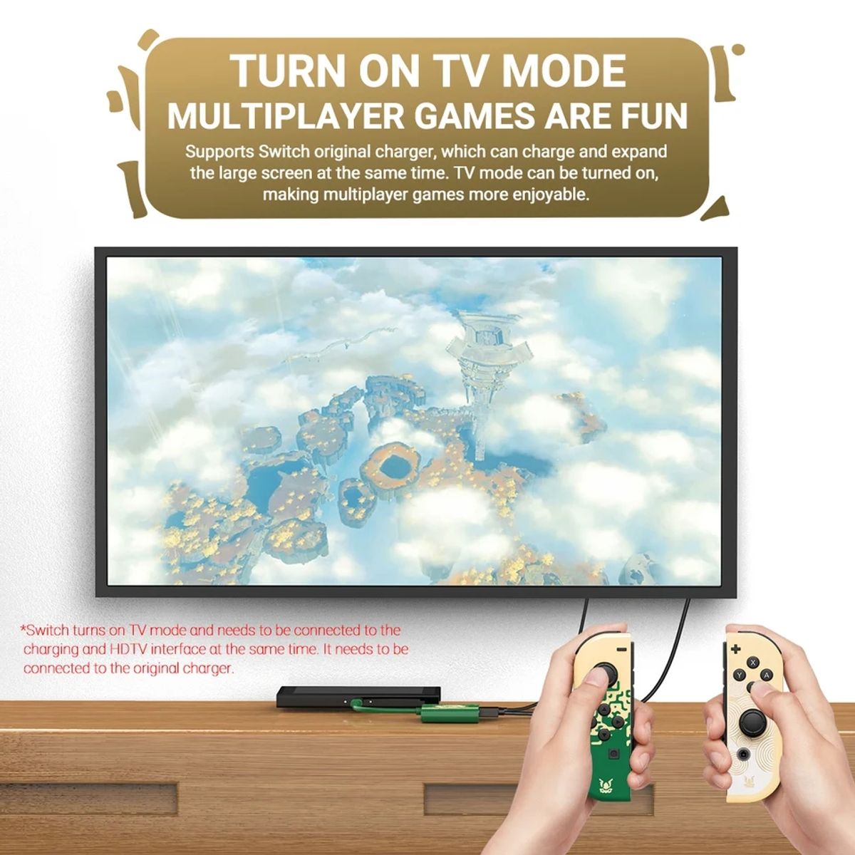 GENERICO - Dock Portátil para Nintendo Switch y Oled modelo Zelda