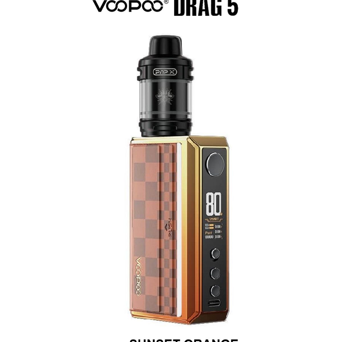 VOOPOO - Drag 5 Kit VOOPOO 177W 5,5 ML Uforce-X Tank - Diseño: ORANGE