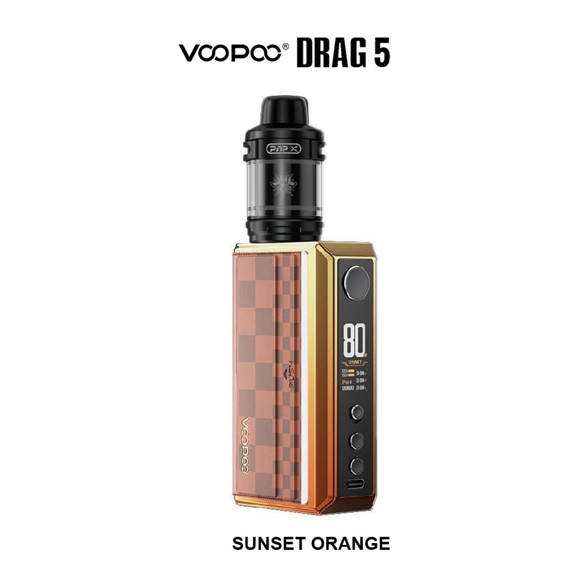 VOOPOO - Drag 5 Kit VOOPOO 177W 5,5 ML Uforce-X Tank - Diseño: ORANGE