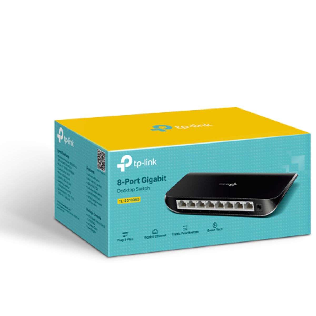 TP LINK - Switch de 8 Puertos - TL-SG1008D - Gigabit