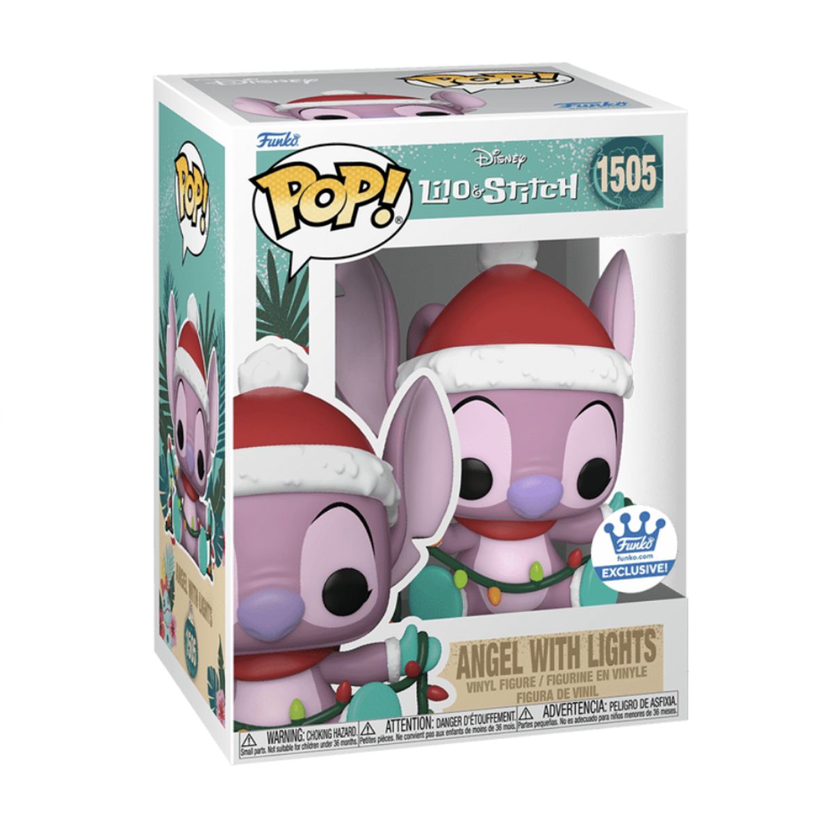 FUNKO - Angel Navideño con Luces Funko Pop 1505 Lilo y Stich
