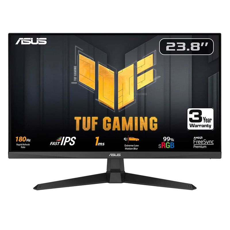 ASUS - Monitor Asus Tuf VG249Q3A 23.8 IPS FHD 180Hz 1Ms Parlante Integrado