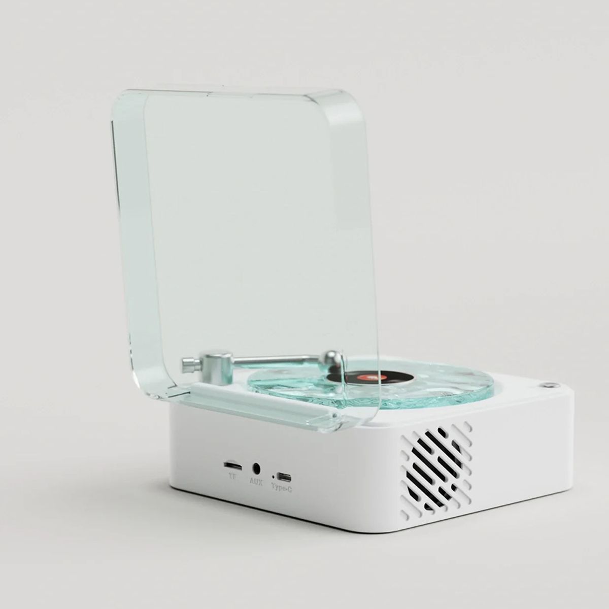 GENERICO - Parlante con Disco Proyector de luces Blanco