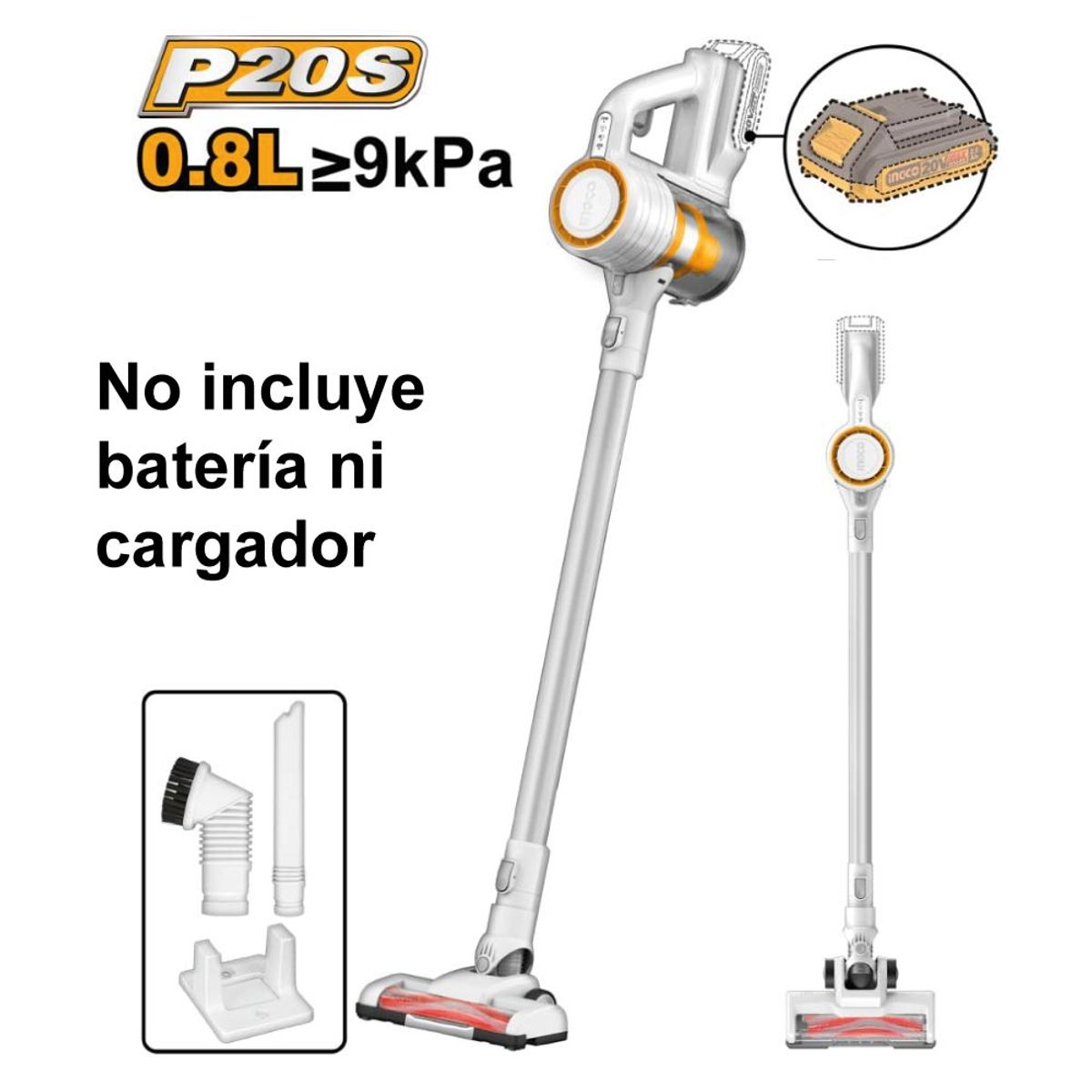 INGCO TOOLS - ASPIRADORA INALÁMBRICA INGCO 20V 08L 120W CVLI20061