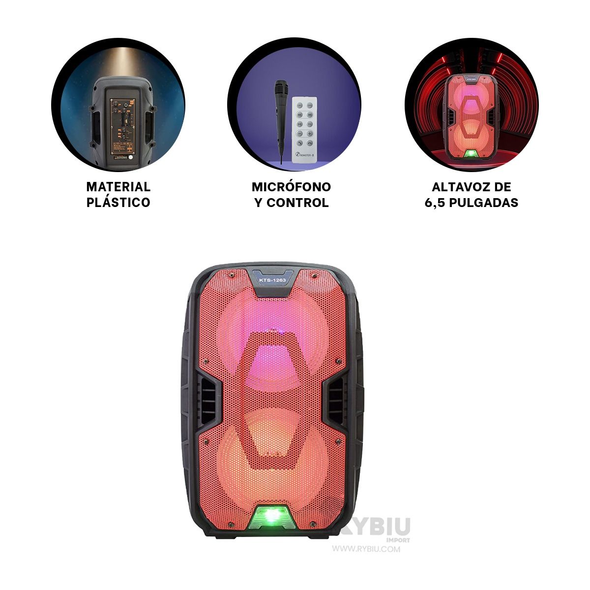 GENERICO - Bocina Audio Max KTS para Living Room Y+Envoltorio de Regalo