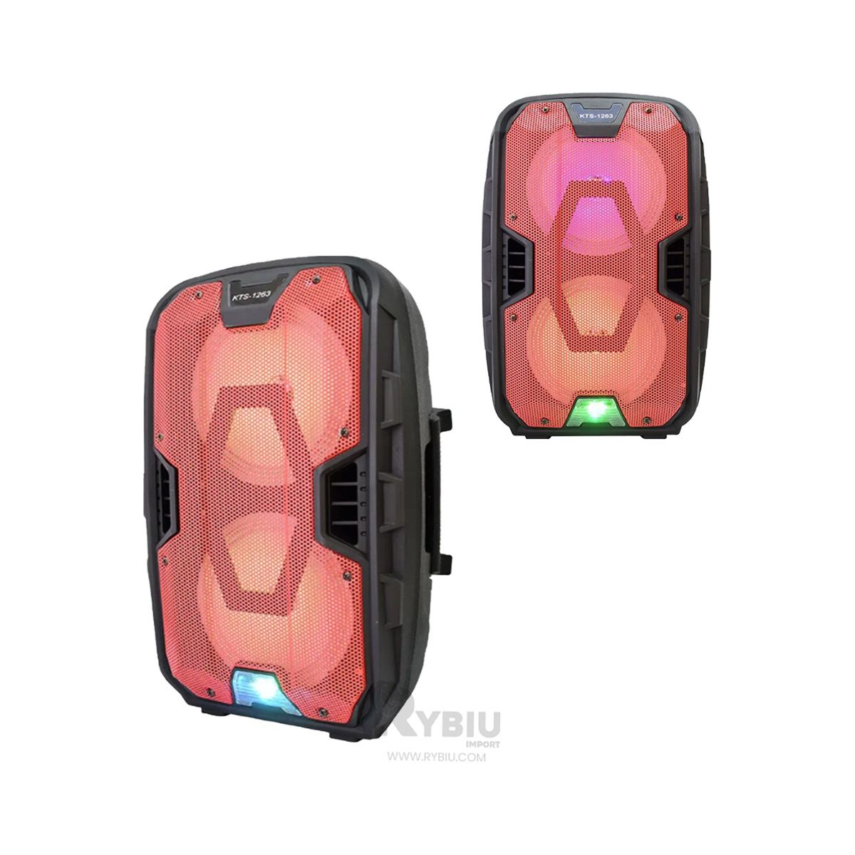 GENERICO - Altavoz KTS para Audio Potente Family Y+Banderitas Adhesivas