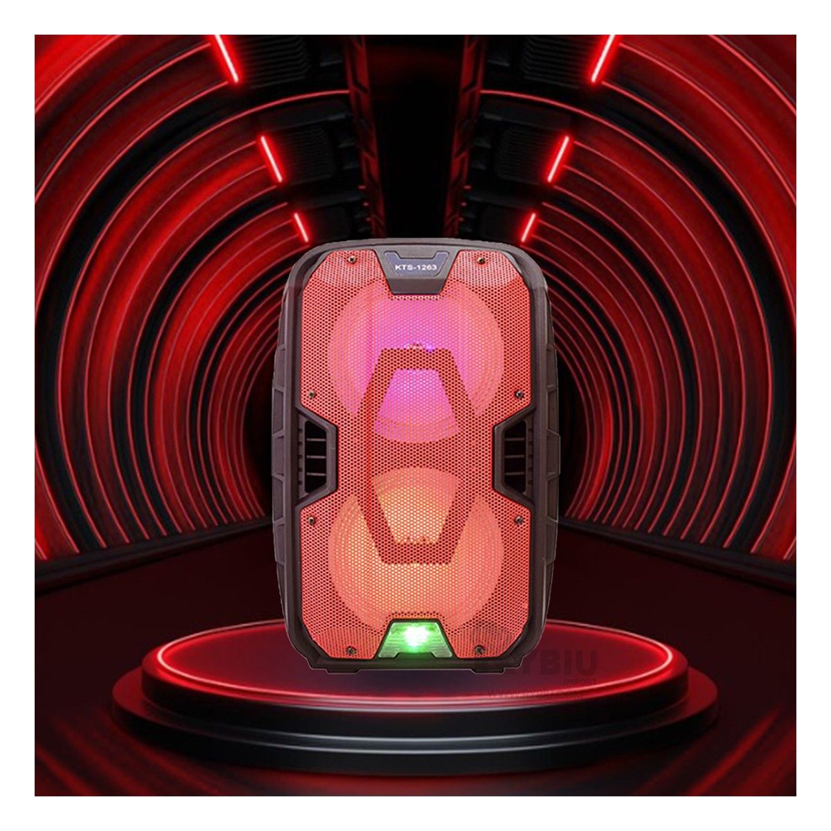 GENERICO - Altavoz KTS para Audio Potente Family Y+Banderitas Adhesivas