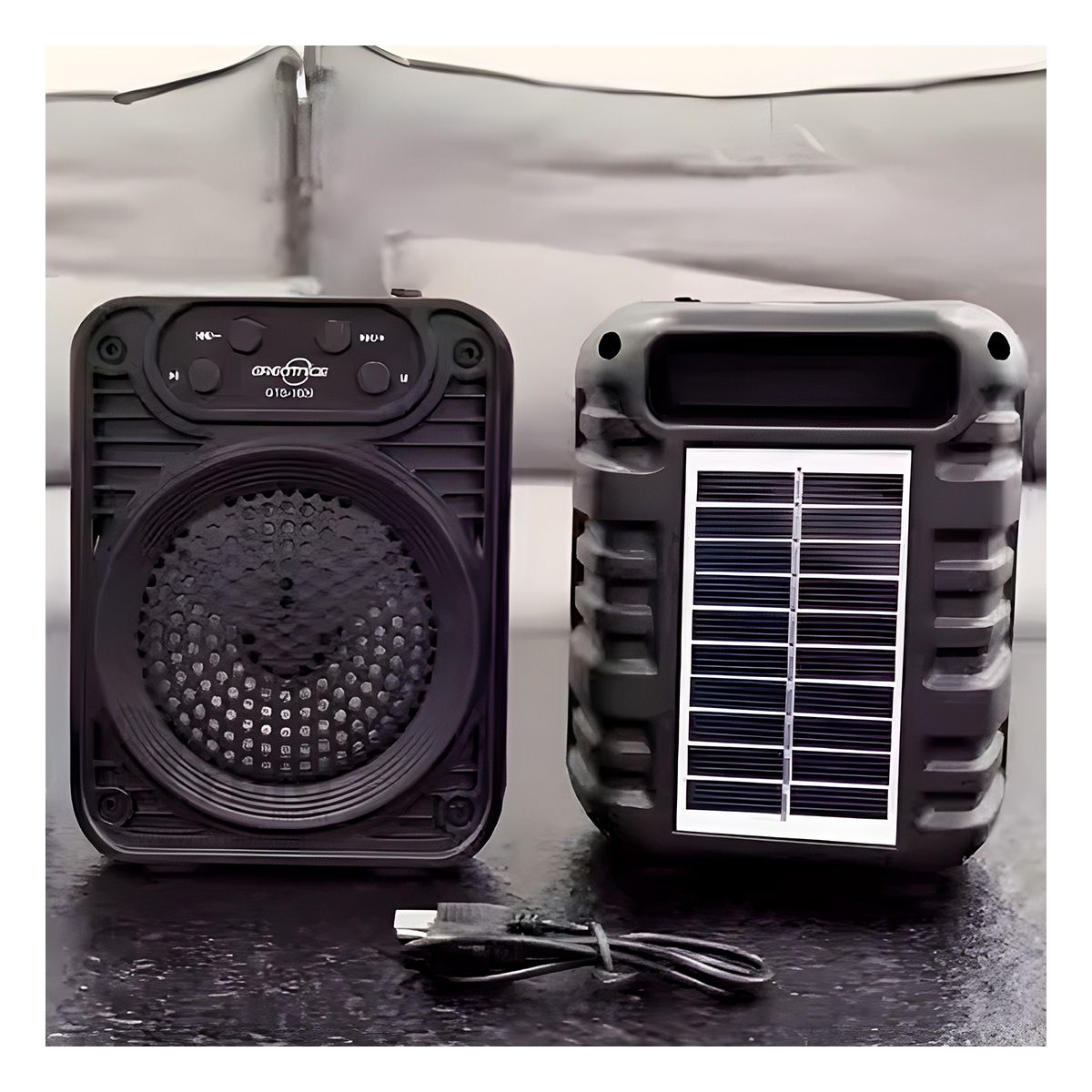 GENERICO - Parlante de Ultimo Modelo con Pane Solar en 3 pulgadas