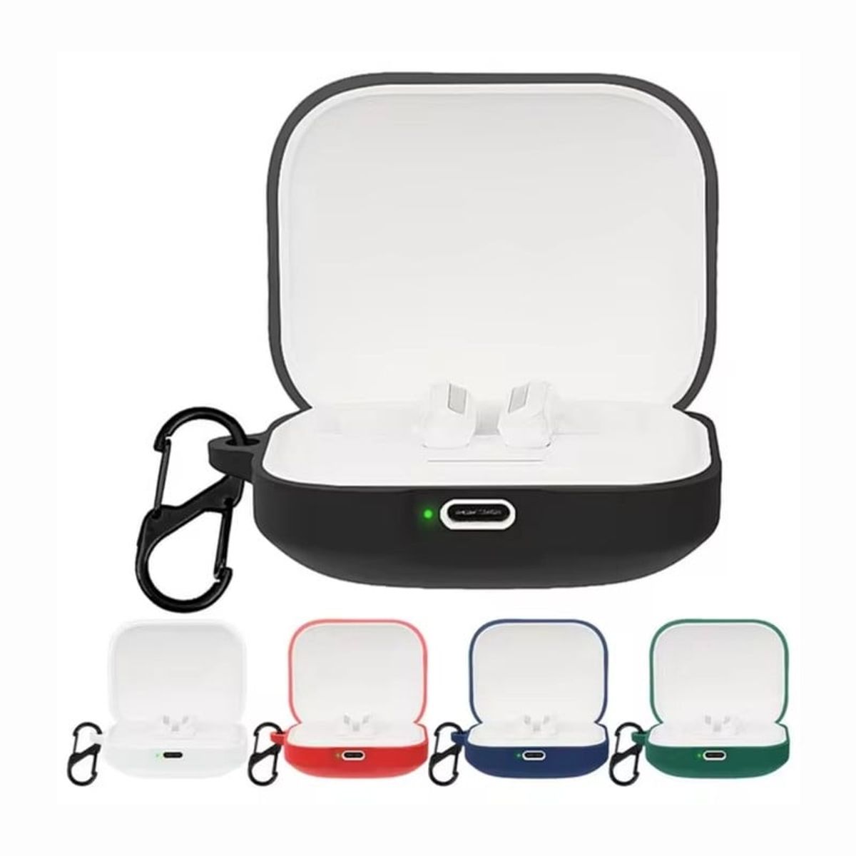 CASE - Funda de Silicona Para Xiaomi Buds 5 - Negro