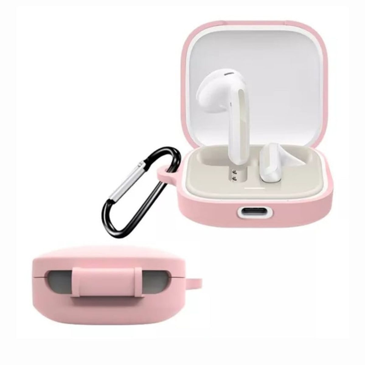 CASE - Funda de Silicona Para Xiaomi Buds 5 - Rosa