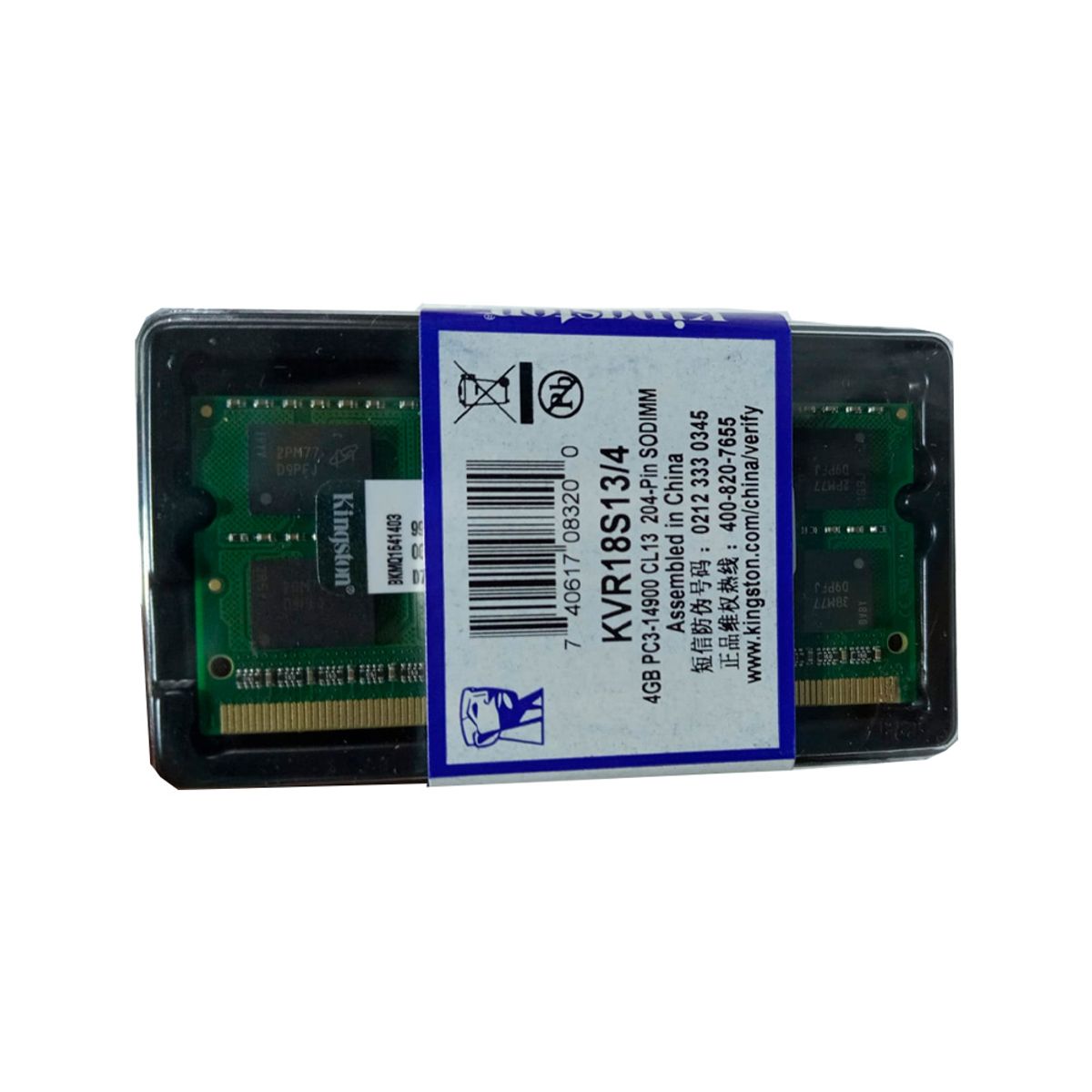 KINGSTON - Memoria RAM DDR3 Laptop 4GB 1866Mhz 15V