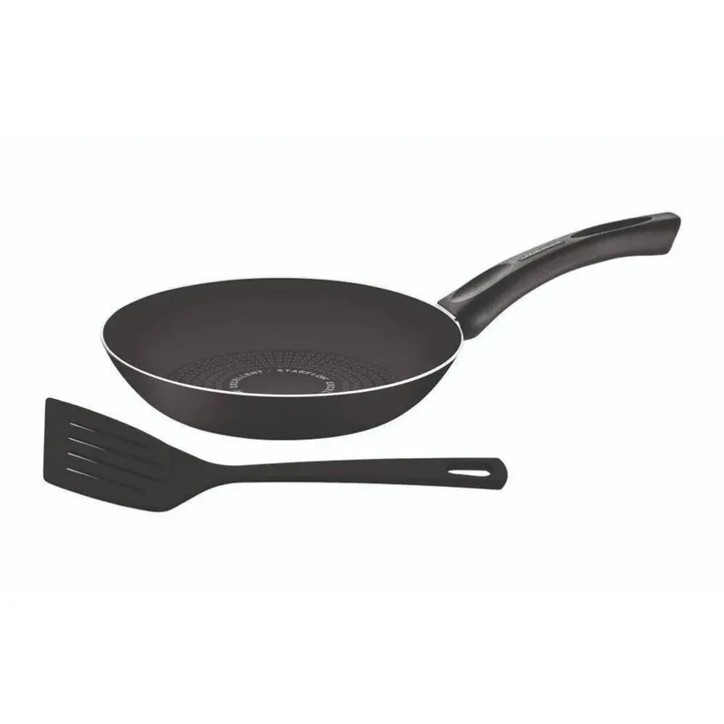 TRAMONTINA - Sarten Con Espatula 24 Cm 1.2 Lt - Paris Negro