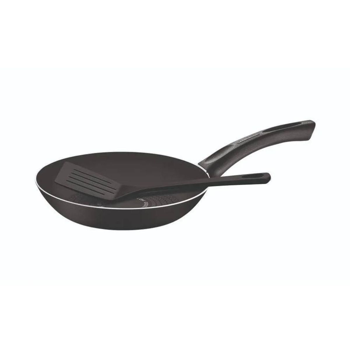 TRAMONTINA - Sarten Con Espatula 24 Cm 1.2 Lt - Paris Negro