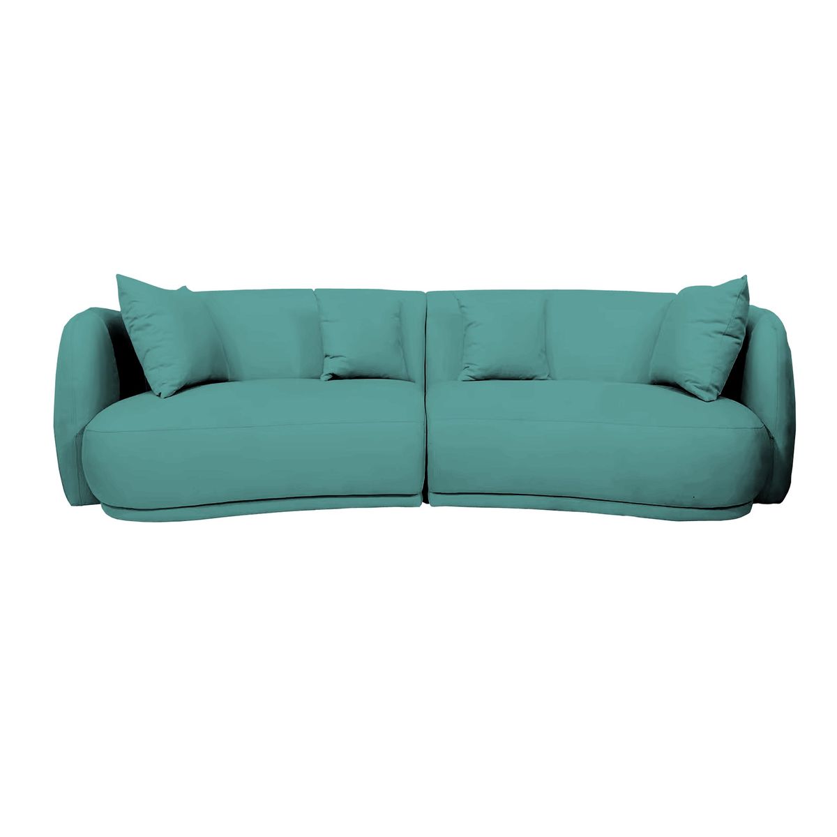 BARAKA HOME - Sofá Moderno Wexforth 4 cuerpos - Jade