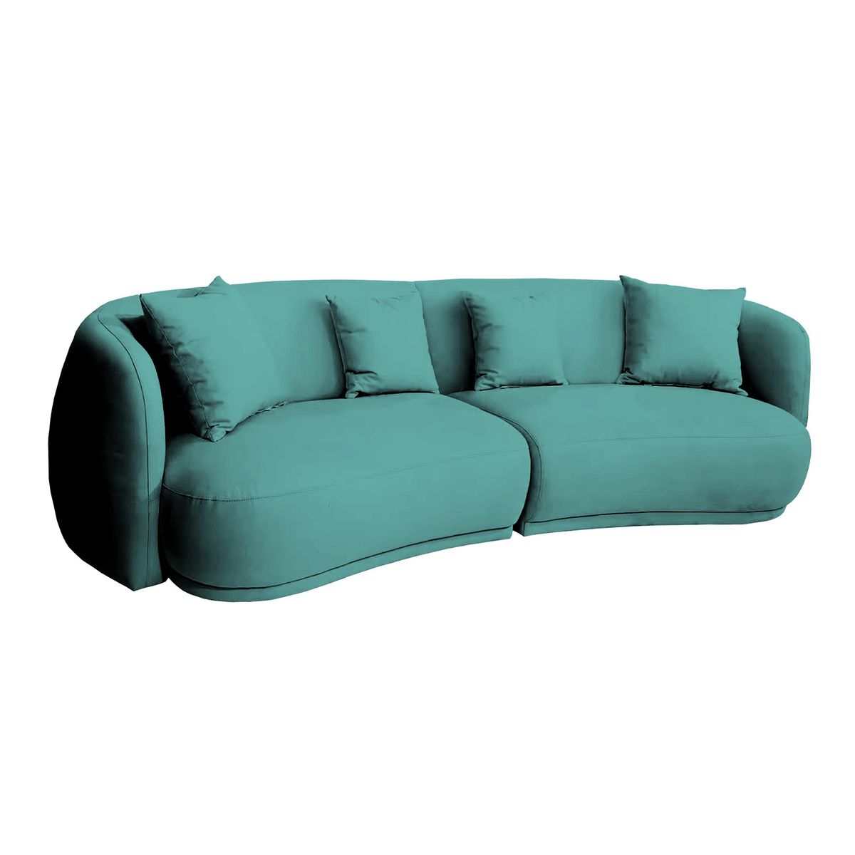 BARAKA HOME - Sofá Moderno Wexforth 4 cuerpos - Jade