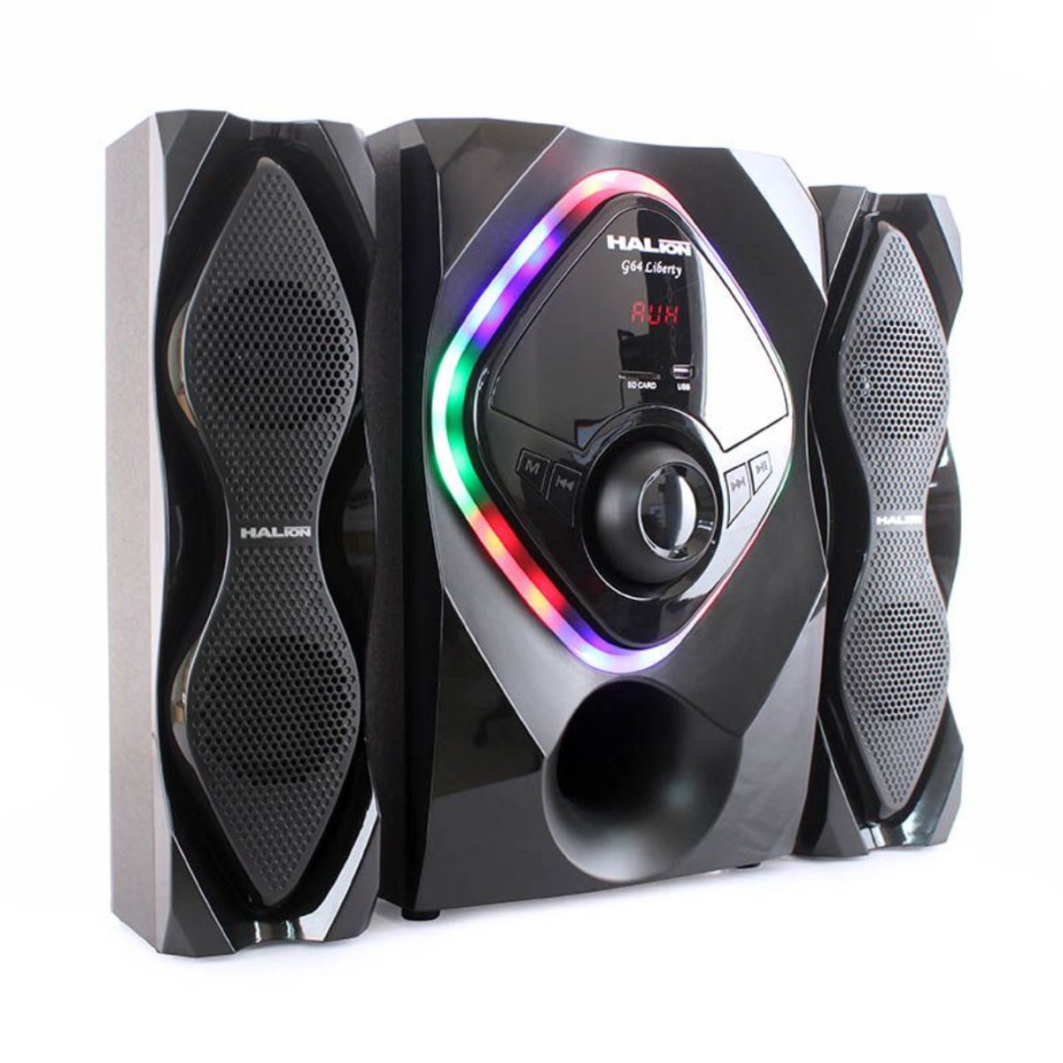 HALION - PARLANTES HALION LIBERTY 2.1 LUZ LED - HA-G64
