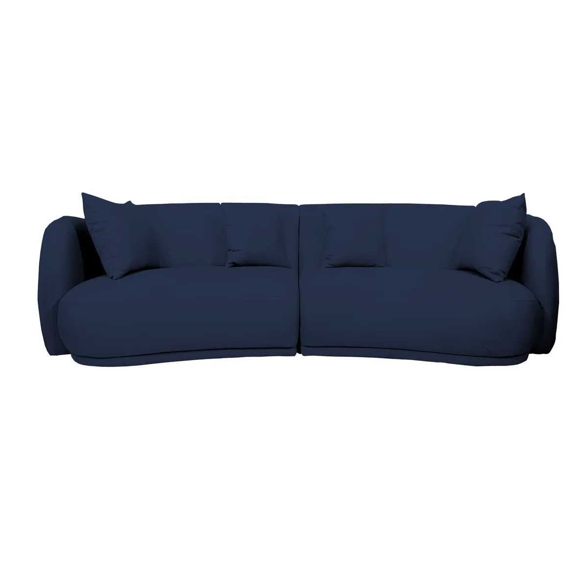 BARAKA HOME - Sofá Moderno Wexforth 4 cuerpos - Azul Marino