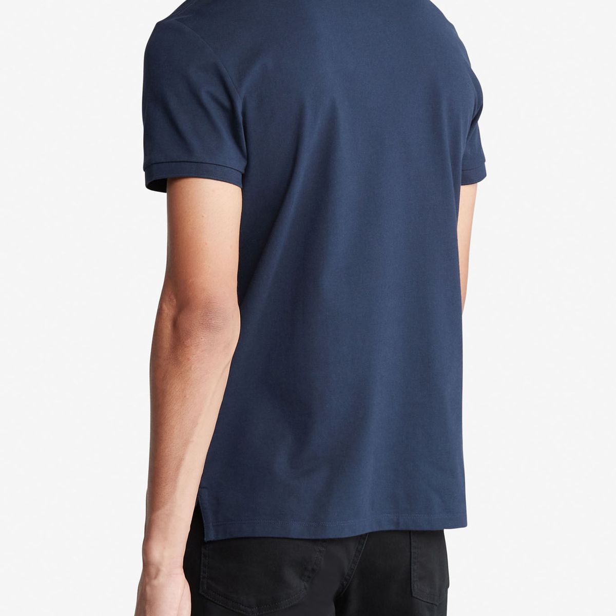 CALVIN KLEIN - POLO SS SMOOTH COTTON SLIM SOLID PO