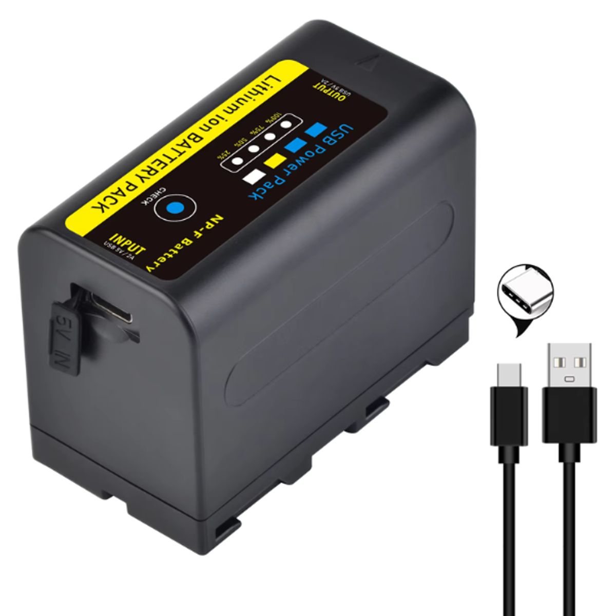 GENERICO - Bateria Np-f770 Para Luces Led Camaras De Video Sony 6400mah