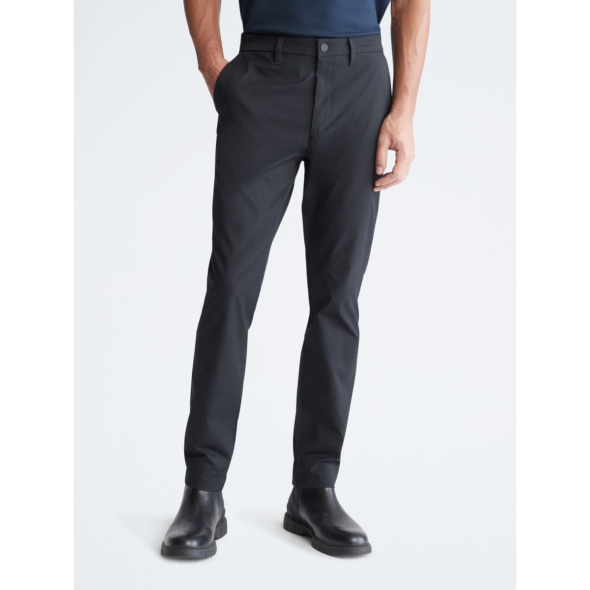 CALVIN KLEIN - PANTALON SLIM STRETCH WOVEN CHINO CK