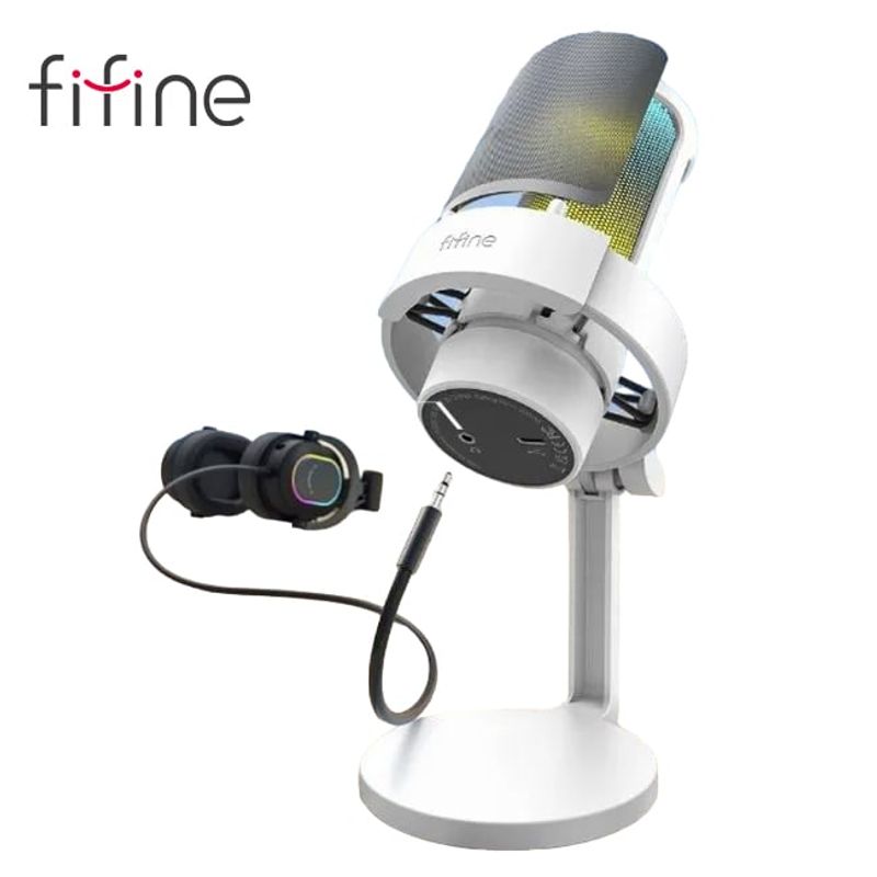 FIFINE - Micrófono Fifine A8 WHITE